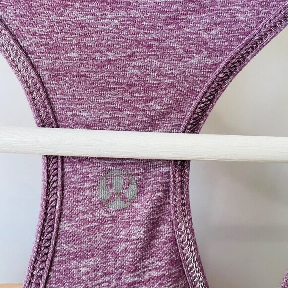 LULULEMON reversible CRB tank in heather plum with custom Prints A81 - Picture 5 of 6
